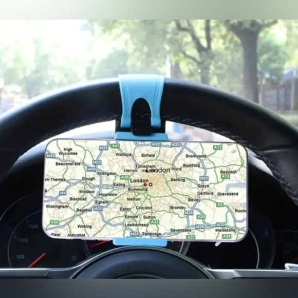 BIG BOOM® Universal Car Steering Wheel Bike Clip Mount Holder for Cellphone Pink - Picture 8 of 13